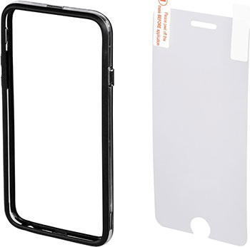 

Бампер Hama для Apple iPhone 6 Edge&Film черный (00135031)