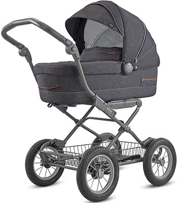 Коляска Inglesina Sofia System Duo 2 в 1 на шасси Ergo Bike (AA 15 K6VLD AE 15 H 6100) VILLAGE DENIM KA 15 K6VLD