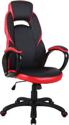 

Кресло Tetchair, iCrown кож/зам черный/красный