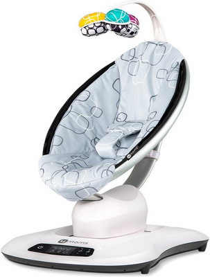 

Электрокачели 4moms, MamaRoo 4.0 серый плюш 2000811 с подарком: вкладыш для новорожденного 4moms