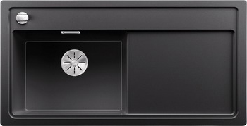 Кухонная мойка BLANCO ZENAR XL 6S (чаша слева) SILGRANIT антрацит с кл.-авт. InFino 523974 Кухонная мойка BLANCO ZENAR XL 6S (чаша слева) SILGRANIT антрацит с кл.-авт. InFino 523974