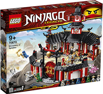 

Конструктор Lego, Монастырь Кружитцу 70670 Ninjago Legacy