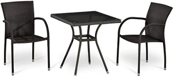 

Комплект мебели Афина, T 282 BNT-W 2390/Y 282-W 52 Brown 2Pcs