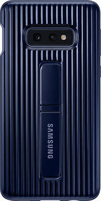 

Чехол (клип-кейс) Samsung, S 10 e (G 970) ProtectiveStanding blue EF-RG 970 CLEGRU