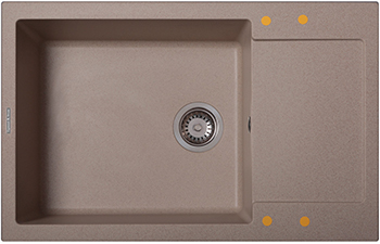 

Кухонная мойка Zigmund & Shtain Rechteck 780.490 ОСЕН.ТРАВА, Коричневый