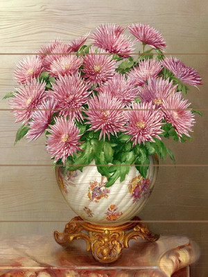 

Картина по номерам Сильвертойз, на дереве (40х50) БУЗИН.РОЗОВЫЕ АСТРЫ (29 цветов) на подрамнике KD0715