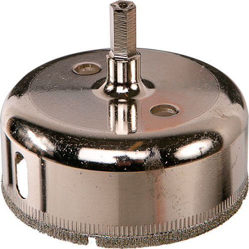 Изображение товара Коронка алмазная Sturm! 70 мм для керамической плитки и стекла с шестигранным хвостовиком