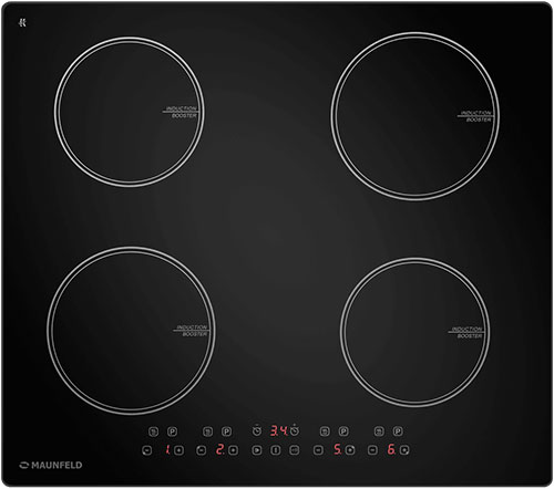 фото Встраиваемая электрическая варочная панель maunfeld cvi594bk