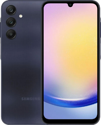 Смартфон Samsung GALAXY A25 6128GB SM-A256EZKDSKZ BLUE BLACK