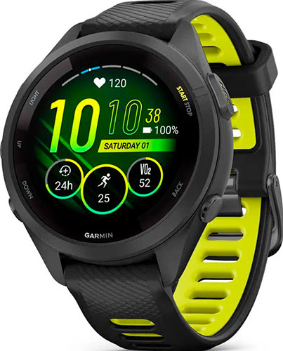 фото Часы garmin forerunner 265s, black