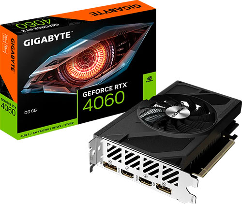 фото Видеокарта gigabyte geforce rtx 4060 aero oc 8gb (gv-n4060d6-8gd)