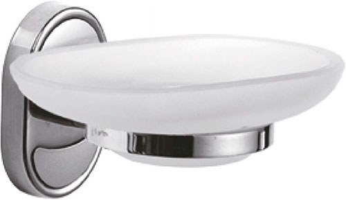 Изображение товара Мыльница D-Lin D700 хром настенная с креплением из нержавеющей стали и стекла