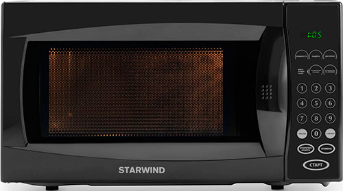 

Микроволновая печь - СВЧ Starwind SMW5020, 20 л, 700 Вт, черный