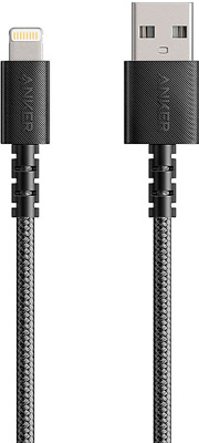 Фото - USB кабель ANKER A8013 12W A->8pin MFI 1.8м BK кабель для apple lightning mfi sago 1м серый sg 8pin 1m sg