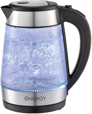 

Чайник Energy E-254 164134 черный, Черный/нержавеющая сталь