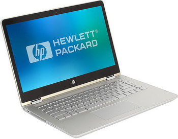 

Ноутбук HP, Pavilion x 360 14-ba 023 ur <1ZC 92 EA> i7-7500 U (Silk gold)