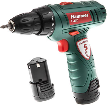 

Дрель-шуруповерт Hammer, Flex ACD 12/2LE