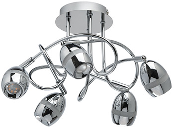 

Люстра потолочная DeMarkt, Этингер 704015705 5*4W LED 220 V