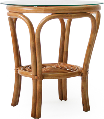 

Стол журнальный RattanDesign, BALI МИ со стеклом JC-1395 цвет Мёд