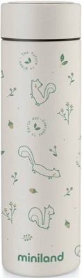 Детский термос для еды и жидкостей Miniland Natur Thermos Chip бурундук 450 мл 89262 термос thermos jns 450 450ml pink jns 450 p