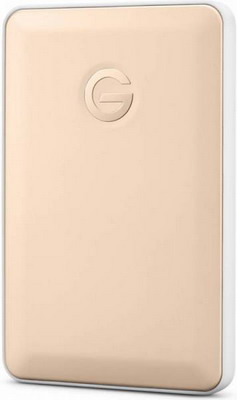 

Внешний жесткий диск (HDD) Western Digital, USB-C 1000Gb 0G04843 G-Tech G-Drive Mobile (7200rpm) 2.5'' золотистый