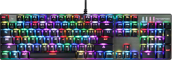 

Клавиатура Motospeed, CK104 RGB Black Outemu Blue switch