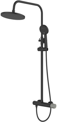 Изображение товара Душевая система Bronze de Luxe FOCUS, черный (24612BG)