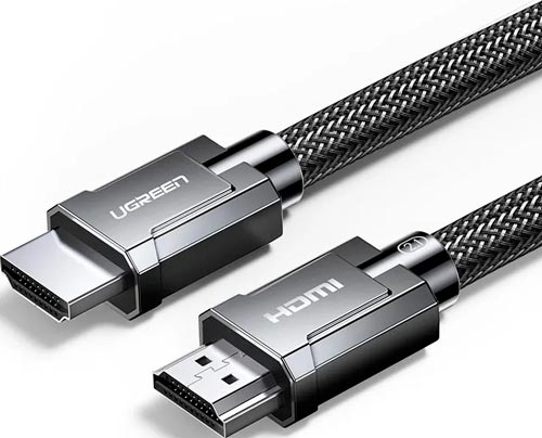 фото Кабель ugreen hd135 (80602) 8k hdmi 2.1 male to male cable. длина 3 м. цвет: серый