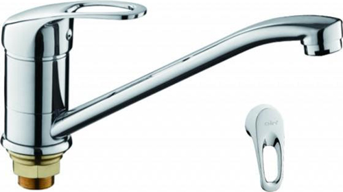 Изображение товара Смеситель для кухни D-Lin хром однорычажный с поворотным изливом