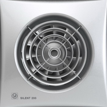 Вытяжной вентилятор Soler & Palau SILENT-200 CRZ SILVER (серебро) 03-0103-116 crz