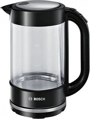 

Чайник электрический Bosch TWK70B03 черный, Черный/нержавеющая сталь