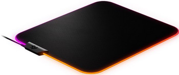 Игровой коврик для мыши SteelSeries QcK Prism Cloth Medium RGB подсветка черный коврик steelseries medium qck edge black