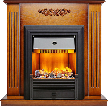 Каминокомплект Dimplex Lumsden с очагом Brookline Black (дуб антик) 1174867788 каминокомплект dimplex glasgow с очагом brookline black венге 1164909837