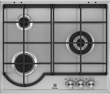 

Встраиваемая газовая варочная панель Electrolux, EGH 96333 BX