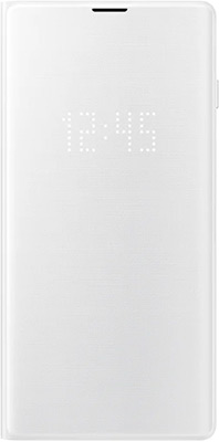 

Чехол (флип-кейс) Samsung, S 10 (G 973) LED-View white EF-NG 973 PWEGRU