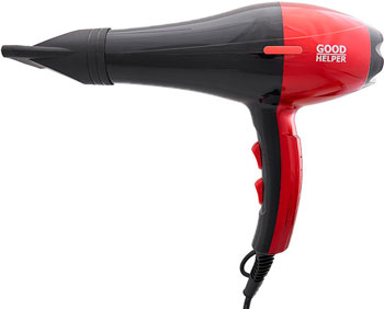 

Фен GoodHelper, HD-1800 черный/красный