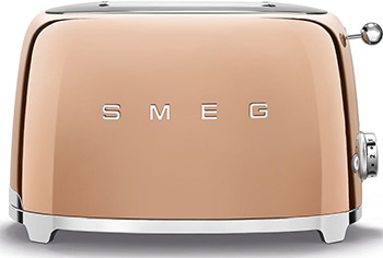 

Тостер Smeg TSF01RGEU, розовое золото, Розовый