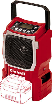 Радиочасы Einhell PXC TE-CR 18 Li-Solo 3408015 радиочасы einhell pxc te cr 18 li solo 3408015