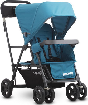 

Коляска Joovy, CABOOSE Graphite ULTRALIGHT голубой (для двоих детей) 8110