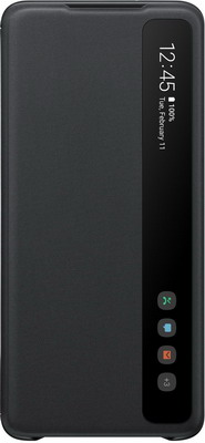 

Чехол (флип-кейс) Samsung, S20plus (G985) ClearView black EF-ZG985CBEGRU