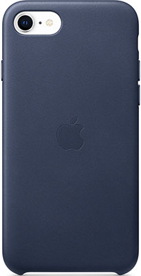 

Чехол (клип-кейс) Apple iPhone SE Leather Case - Midnight Blue MXYN2ZM/A