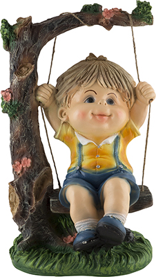 

Фигурка садовая Park, Мальчик на качелях 169341