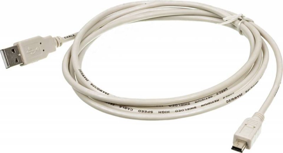 

Кабель Ningbo USB2.0-M5P USB A(m) mini USB B (m) 1.8м серый