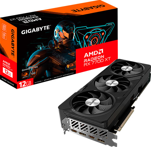 фото Видеокарта gigabyte radeon rx 7700 xt gaming oc 12gb (gv-r77xtgaming oc-12gd)