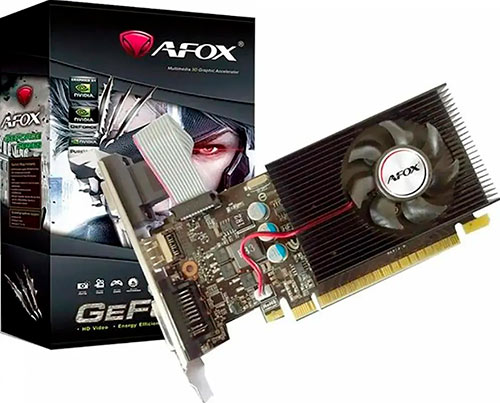 фото Видеокарта afox geforce gt 730 4gb lp (af730-4096d3l6)