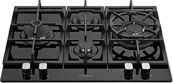 

Встраиваемая газовая варочная панель Pyramida, PFG 640 BLACK LUXE