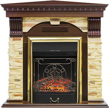 

Каминокомплект Royal Flame Dublin угловой с очагом Malestic BR (темный дуб) 1211164923896
