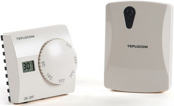 Беспроводной комнатный термостат Teplocom TS-2AA/3A RF2