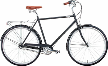 Велосипед Bear Bike London 2021 рост 540 мм черный матовый (1BKB1C183008)
