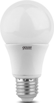 

Лампа GAUSS LED Elementary A 60 7W E 27 4100 K 23227А